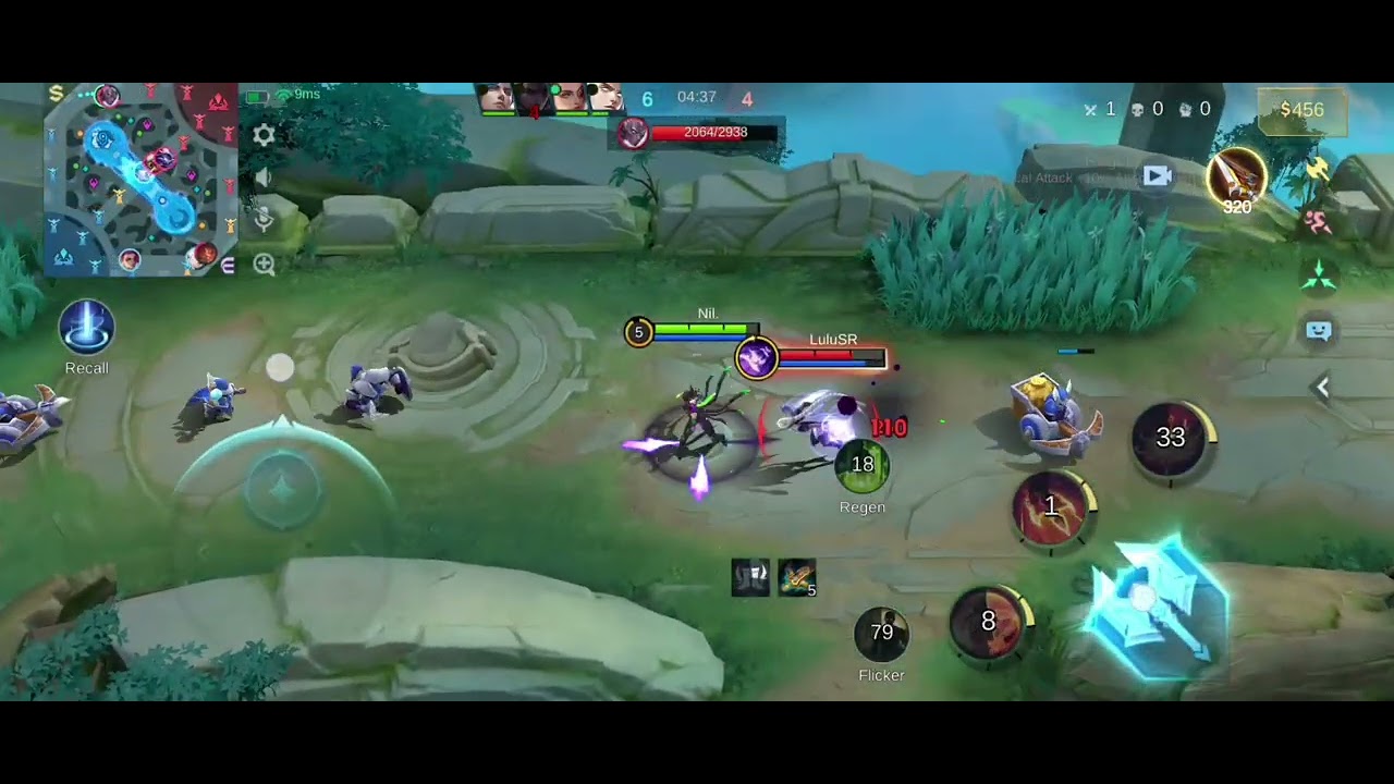 Mobile legends (bang bang)  grandmaster push gameplay 