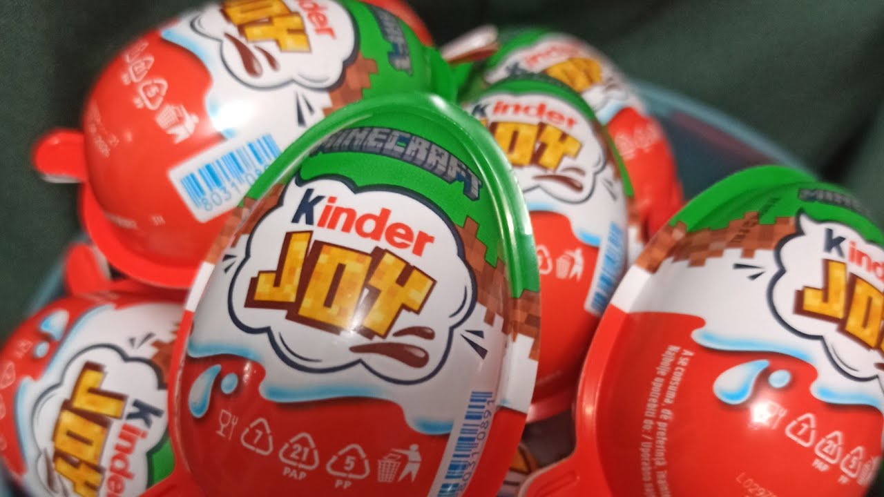 More MINECRAFT in Kinder JOY #minecraft #kinder #kindejoy #minecraftsurprise #minecrafttoys 