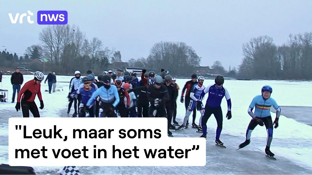 Na 15 jaar opnieuw Vlaams kampioenschap marathonschaatsen op natuurijs