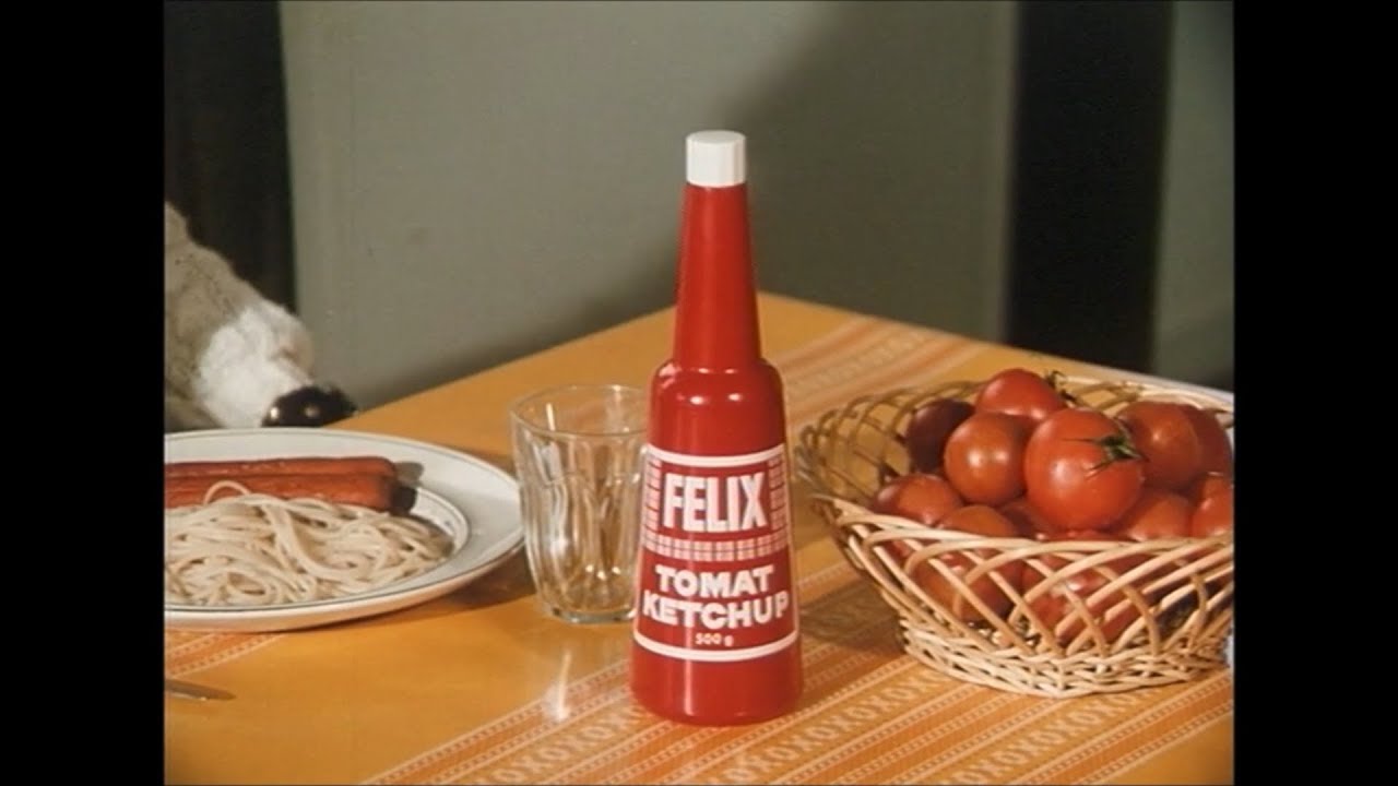 Reklam f&ouml;r Felix tomatketchup 1975