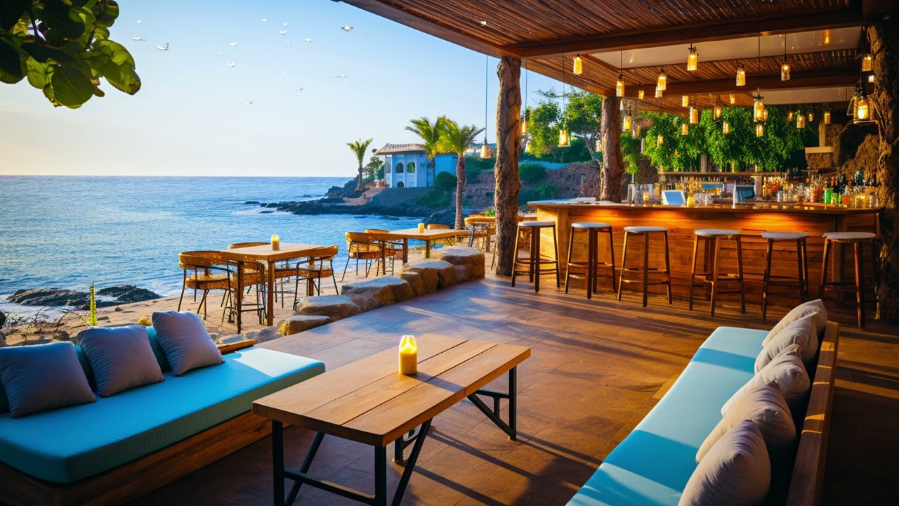 Morning Jazz Symphony | Dive Into Seaside Elegance With Smooth Jazz Vibes For A Productive Day