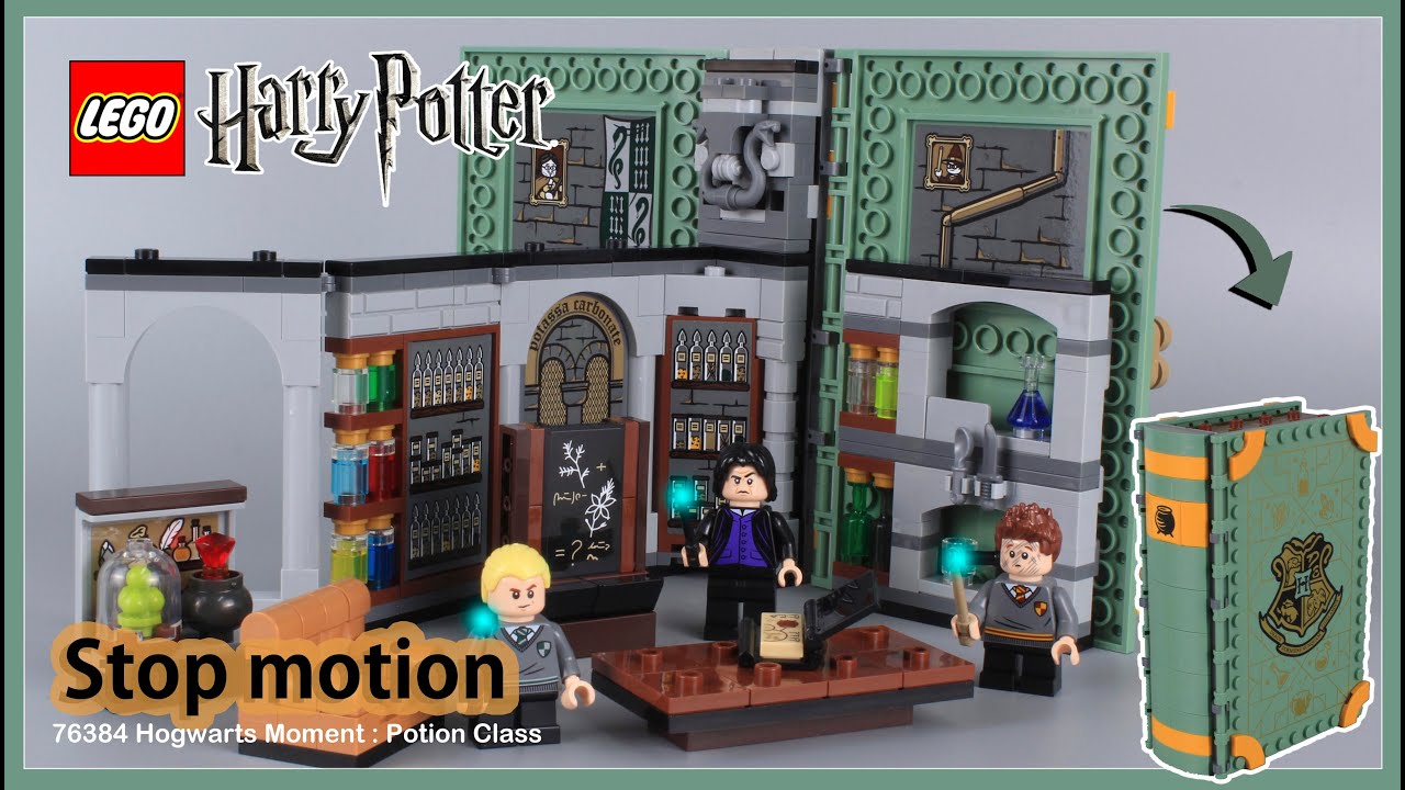 LEGO Harry Potter Hogwarts Moment : Potions Class 76383 Stop Motion Speed Build Review