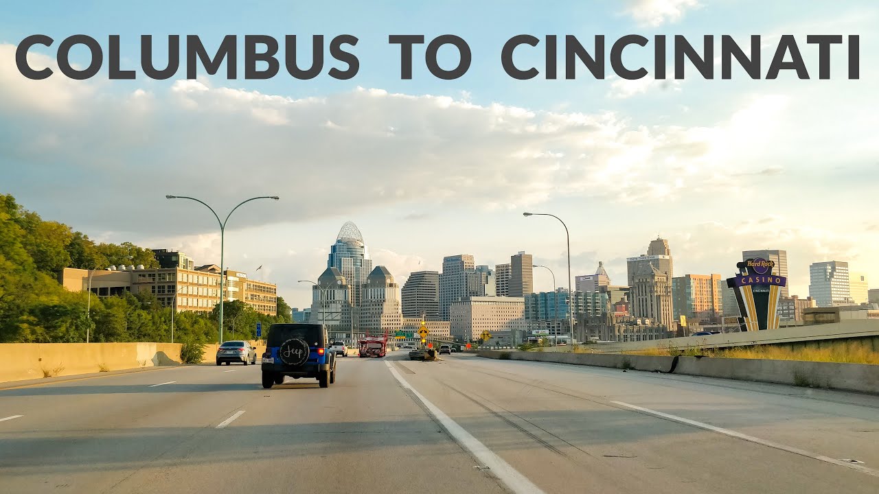 Columbus to Cincinnati - Drive Timelapse 4K