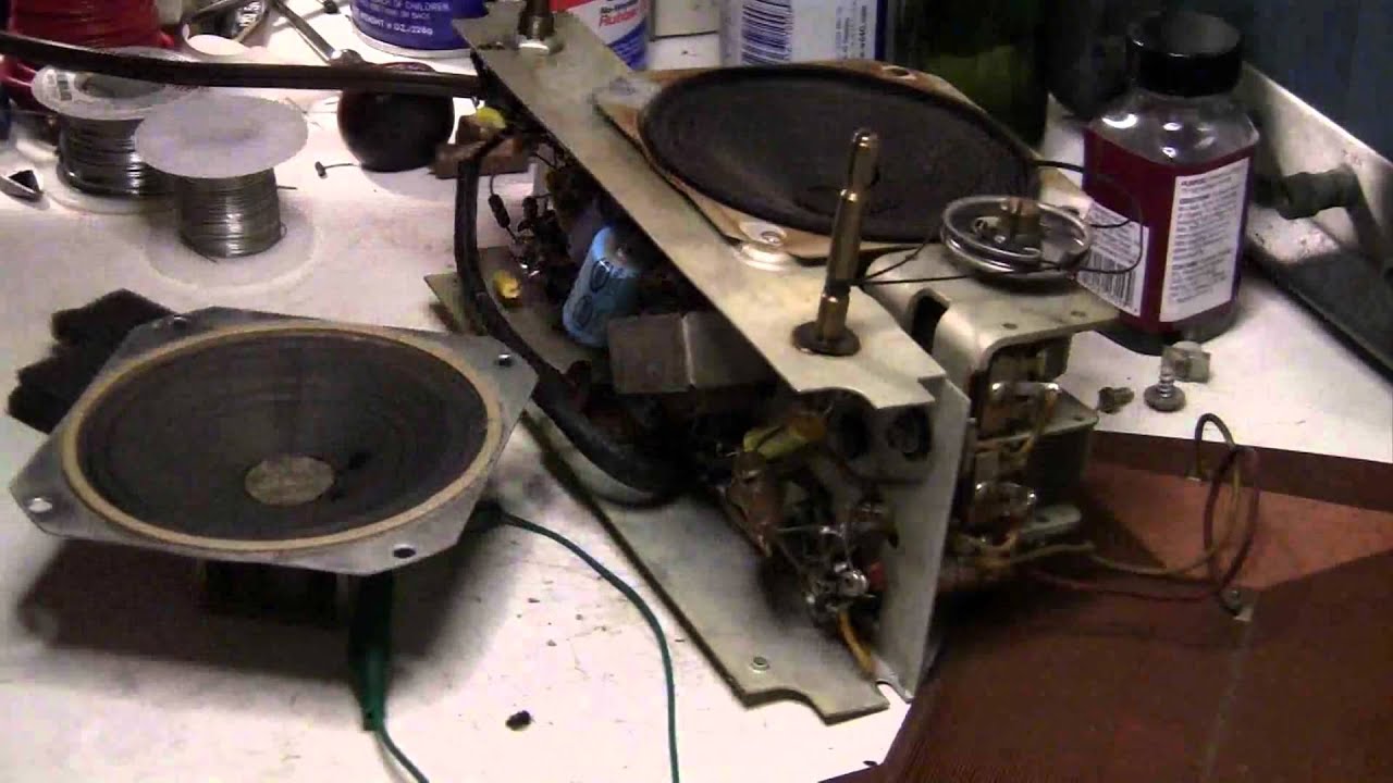 Crosley radio repair 11-104U part three