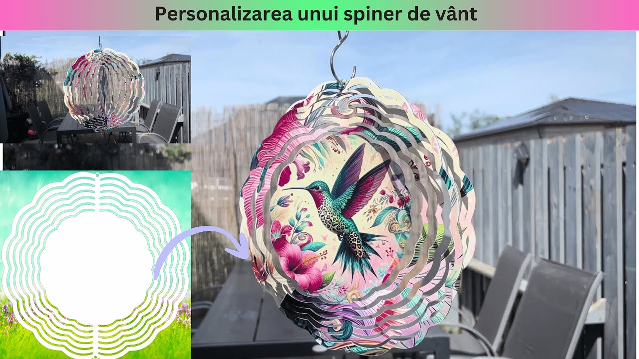 Cum personalizezi un spinner de vânt prin sublimare – Tutorial pas cu pas