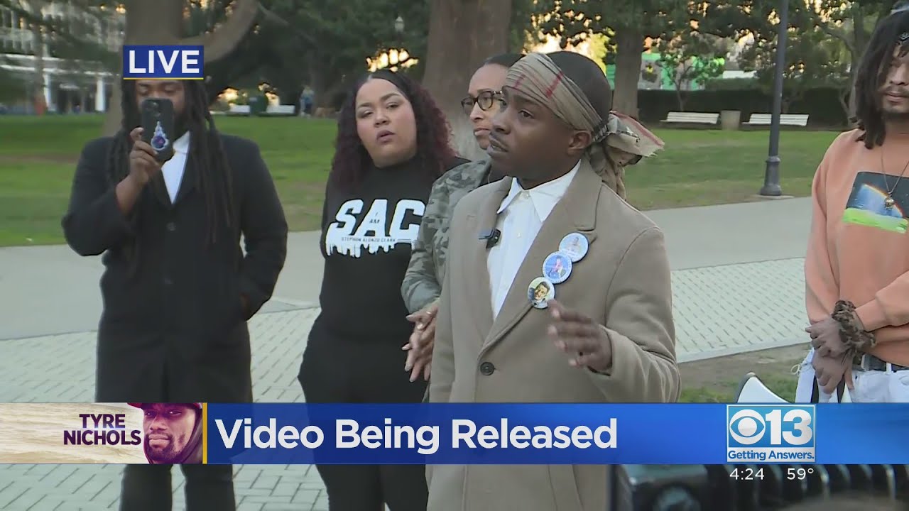 Stevante Clark gives emotional response to footage of Tyre Nichols' violent arrest
