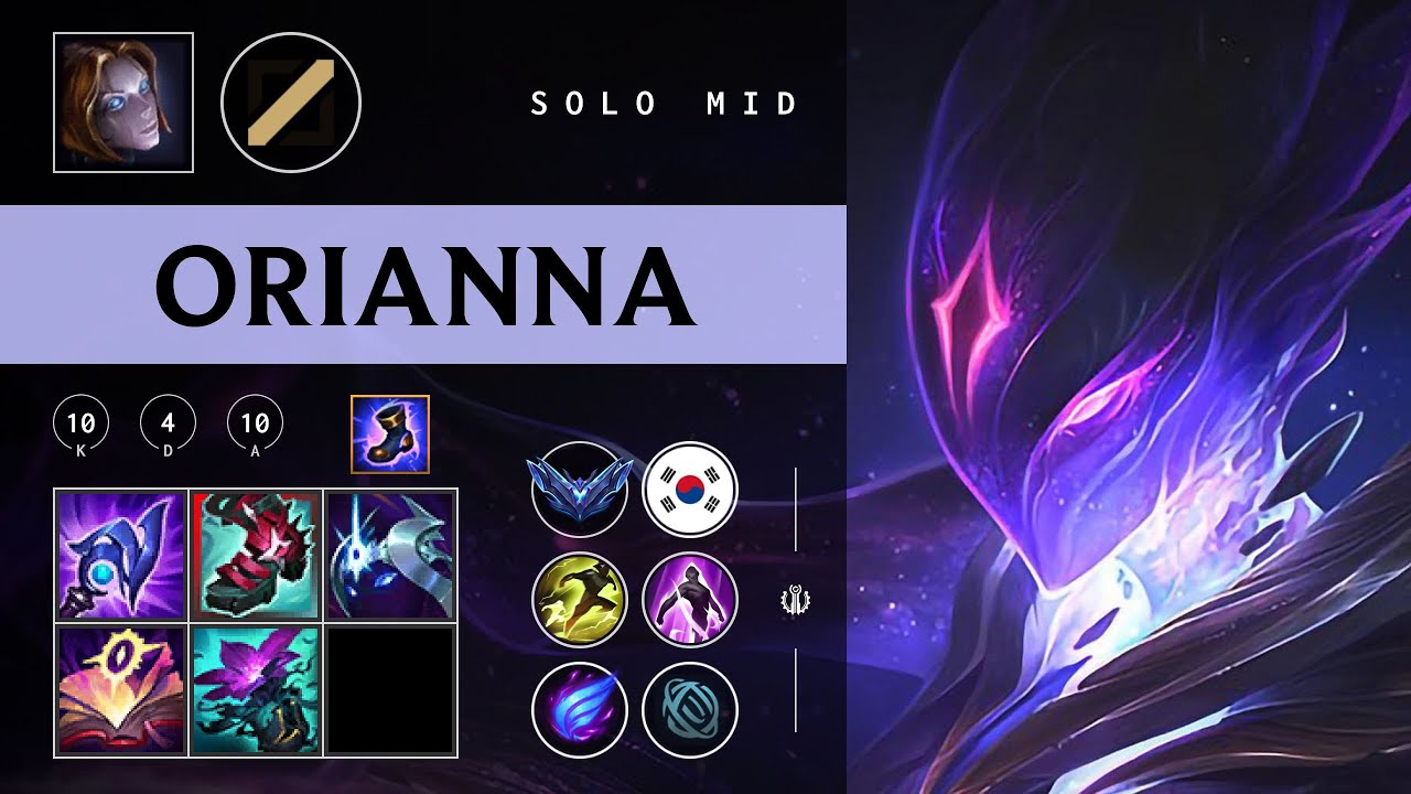 Orianna Mid vs Ryze - KR Diamond Patch 26.02