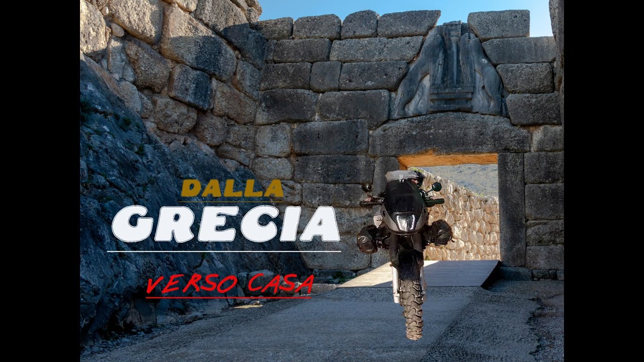 tenda e kawasaki all'avventura in grecia in offroad(  isola Chio atene peloponneso micene  terme )