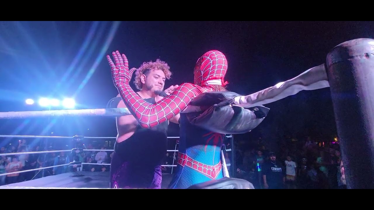 Officer smalls/spider man vs Nathaniel greysin 