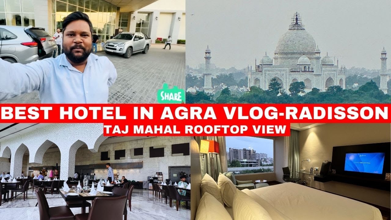 Radisson Hotel Agra Vlog | Best Hotel in Agra | Tajmahal View | Executive Room -Taj View #radisson