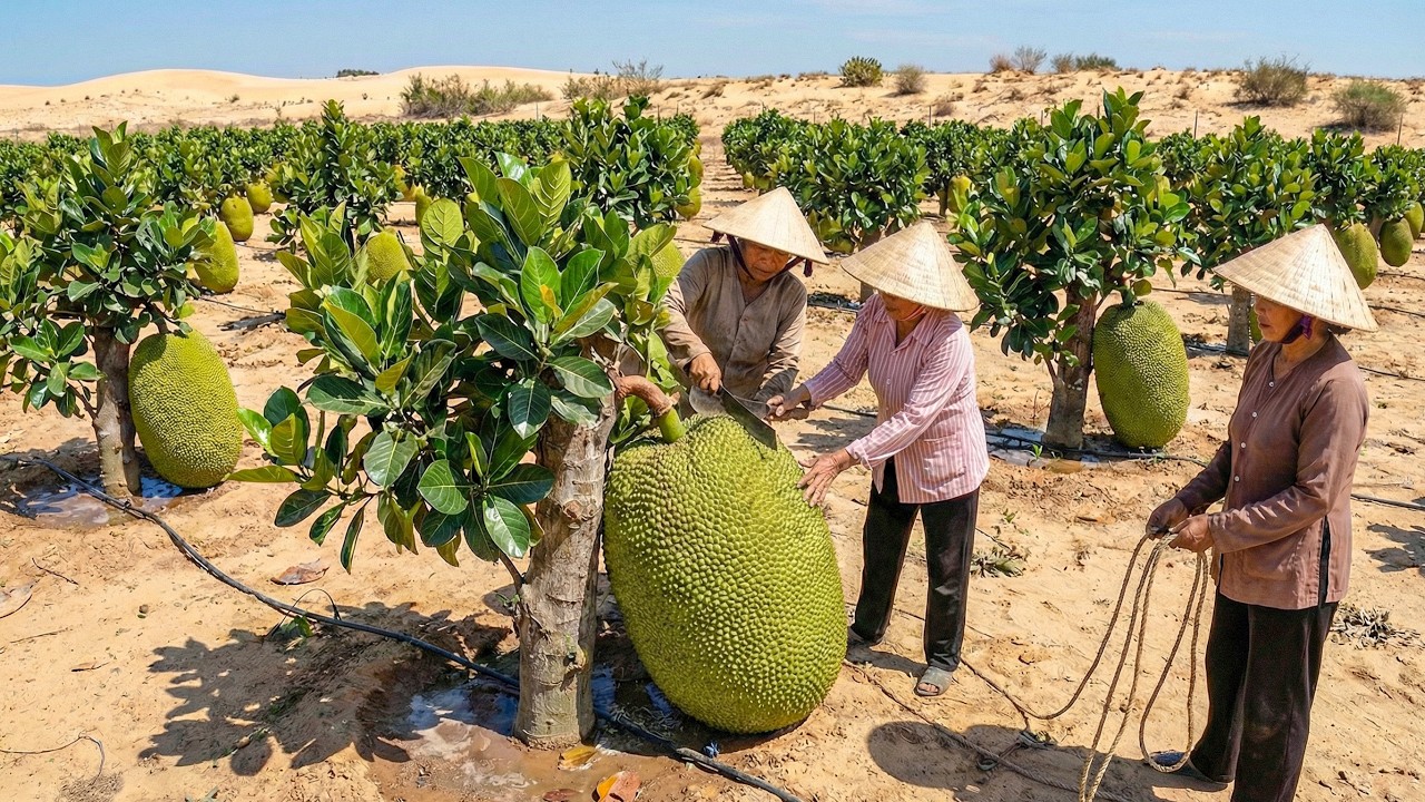 Không Thể Tin Nổi! Trồng Cây Mít Trong Sa Mạc – Cái Kết Khiến Ai Cũng Kinh Ngạc!
