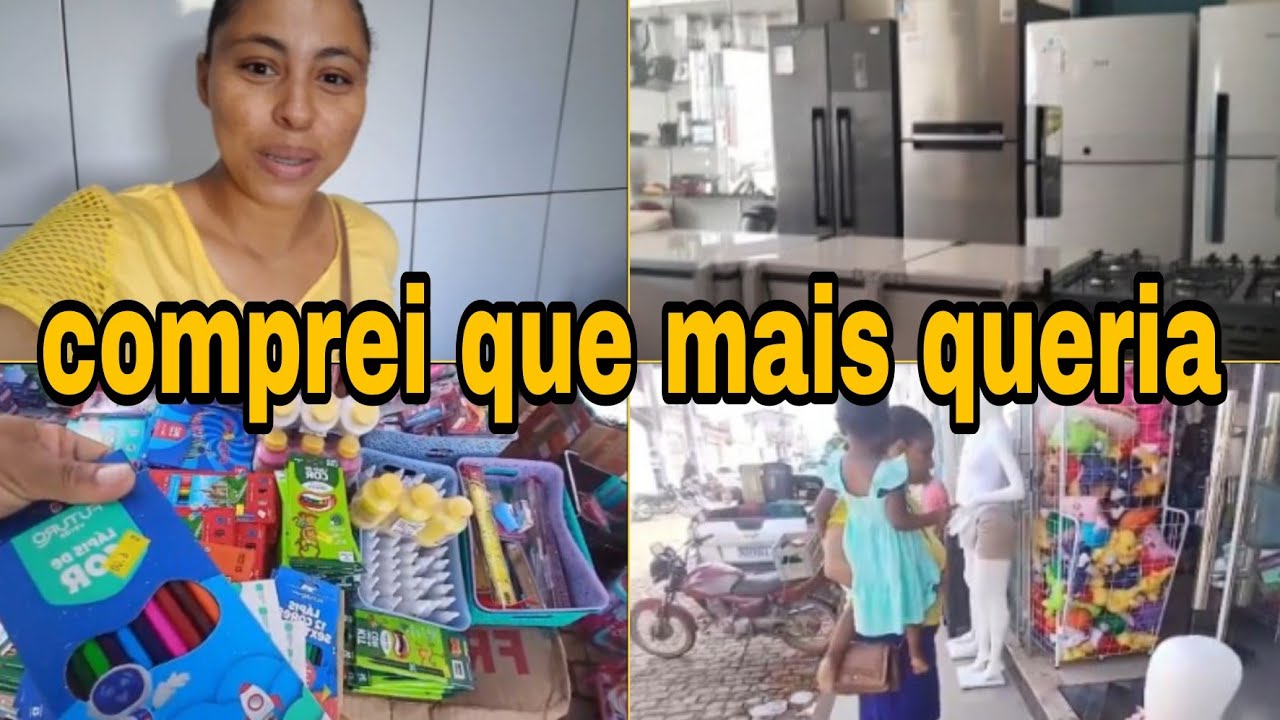 UMA GRANDE CONQUISTA PARA NÓS/FUI NA CIDADE COMPRAR🙌