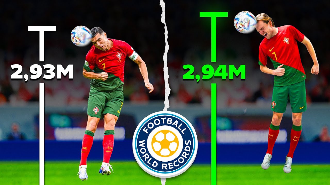 Побить 10 мировых рекордов среди футболистов за 10 часов