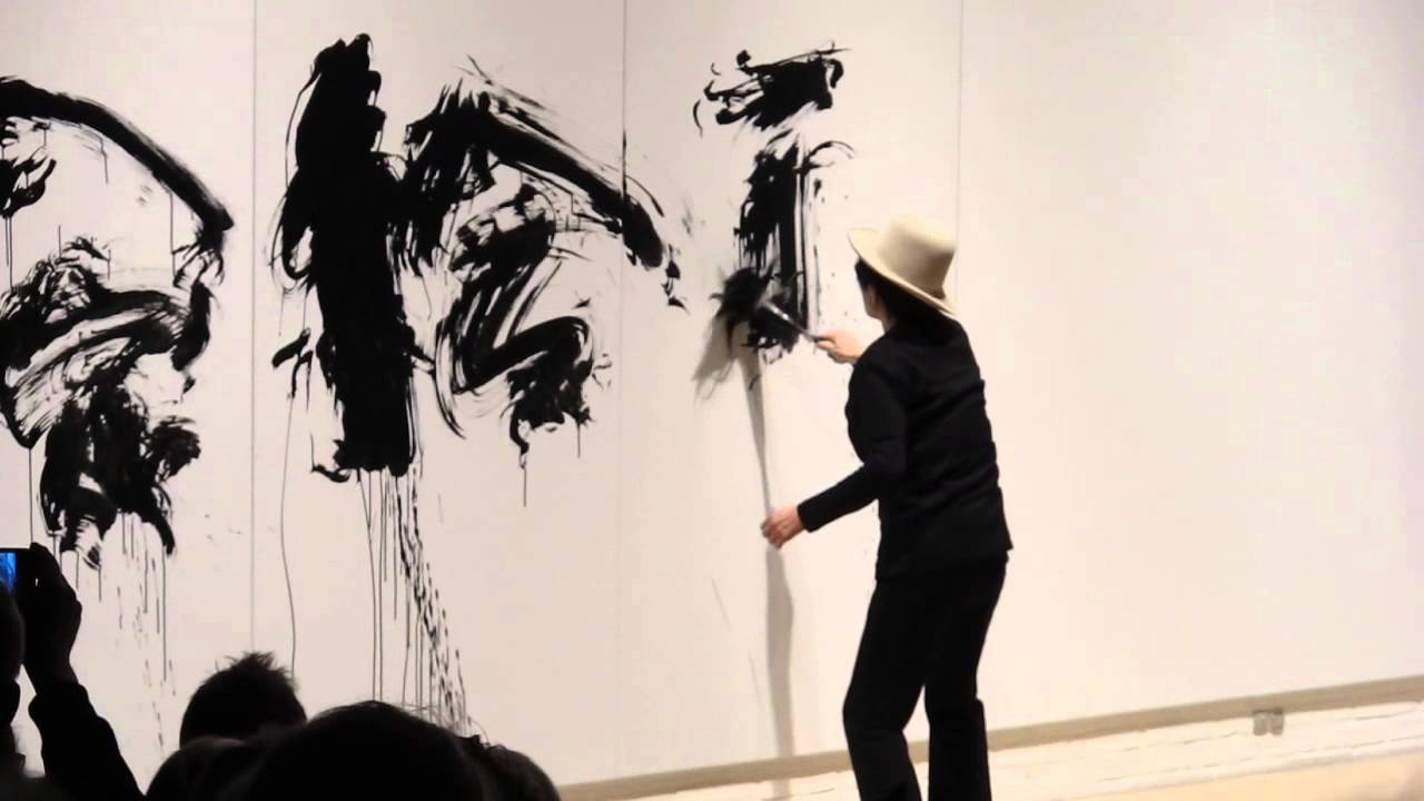 Yoko Ono, Action Painting.