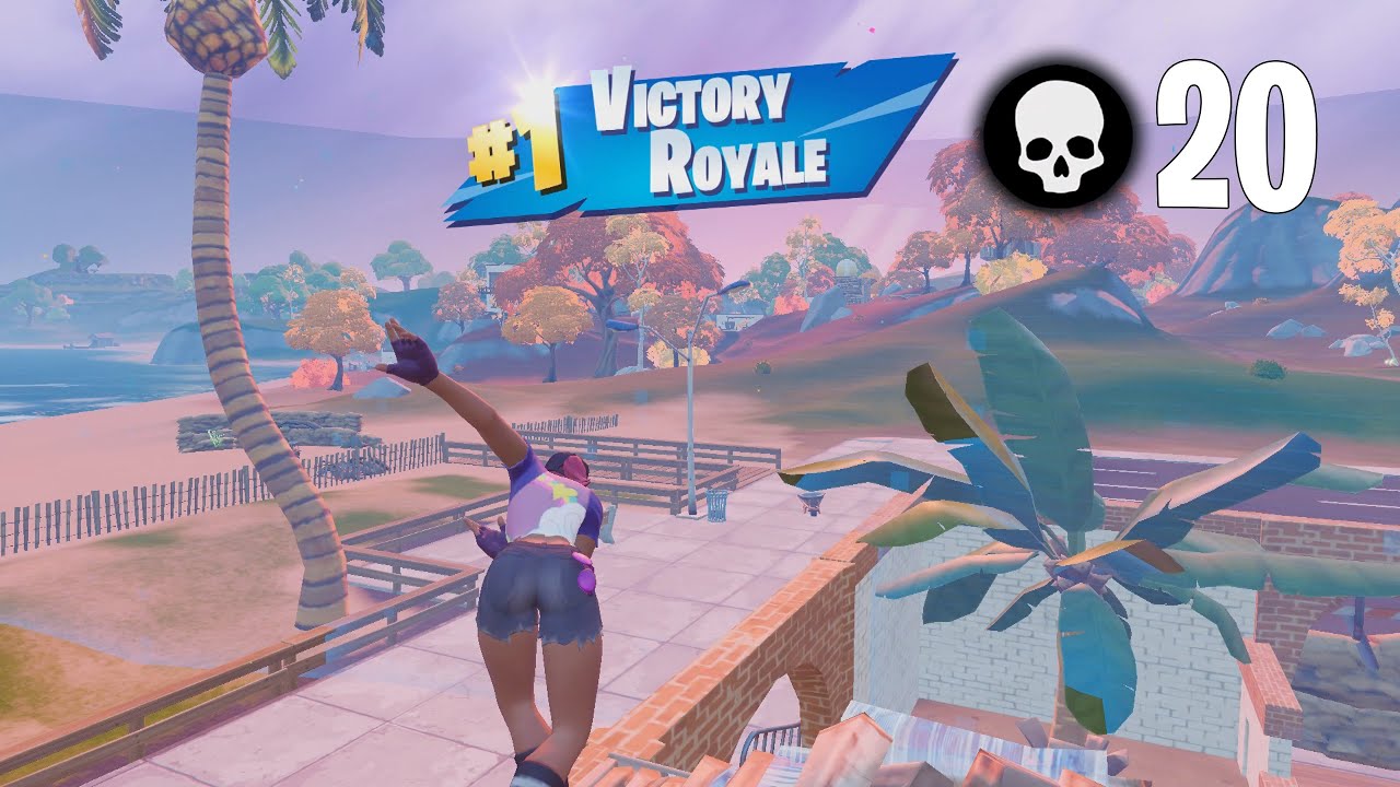 High Kill Solo Win Season 6 Aggressive Gameplay Full Game No Commentary (Fortnite PC Keyboard)