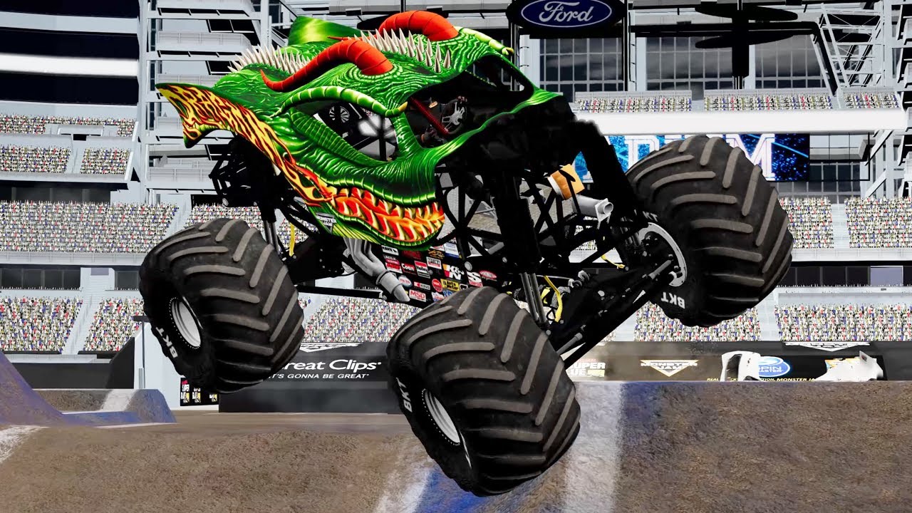 20 Truck Custom Arlington 2023 Freestyle - BeamNG.Drive Monster Jam