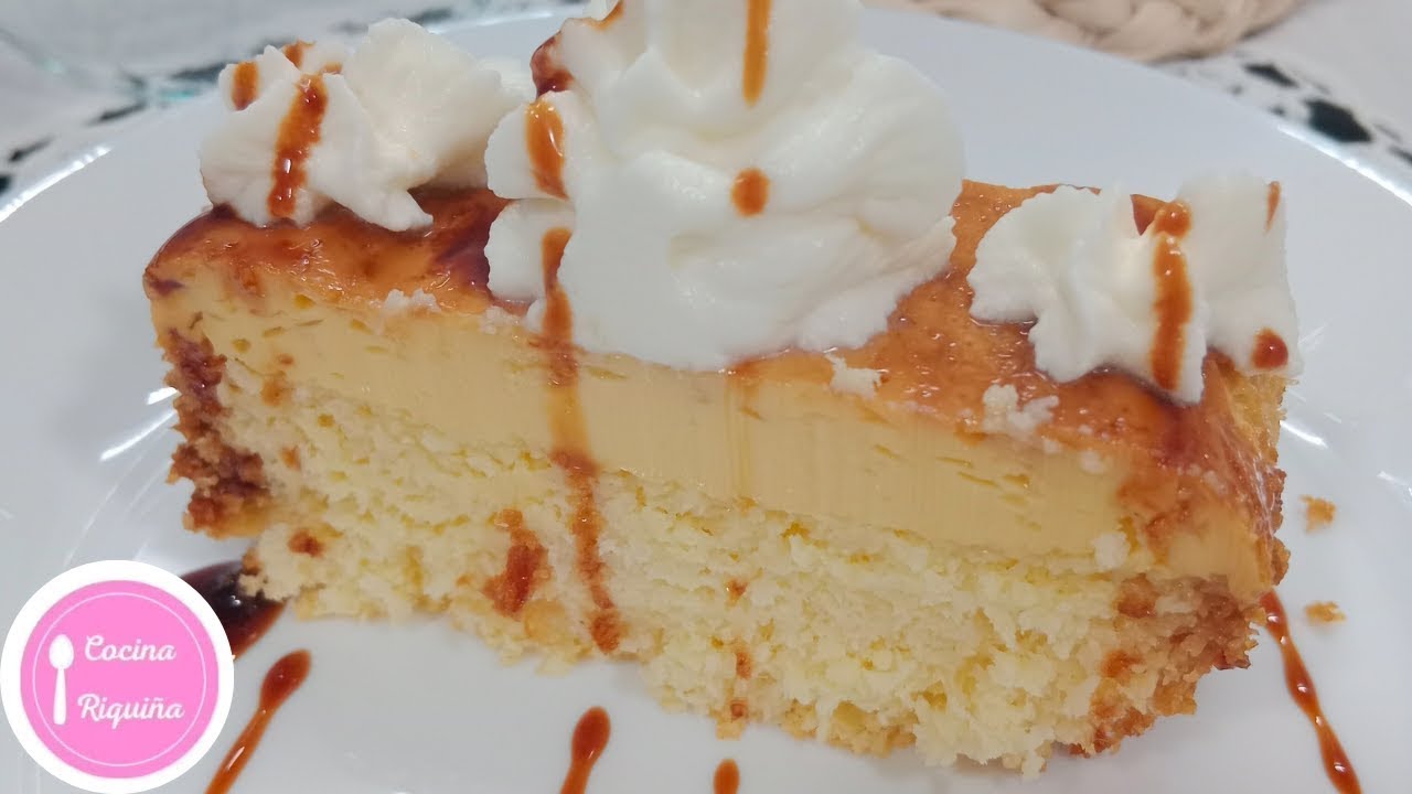 Flan 🍮MÁGICO de COCO Y leche 🥛 condensada [MÁS FÁCIL IMPOSIBLE]👌🏽 DELICIOSO