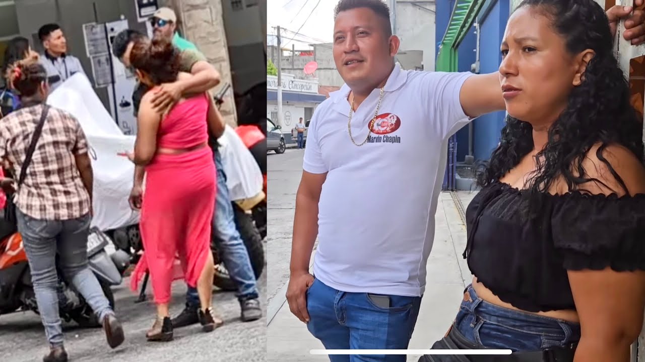 SARA corre a Besar a su Novio y MARVIN se enoja Frente a KARINA