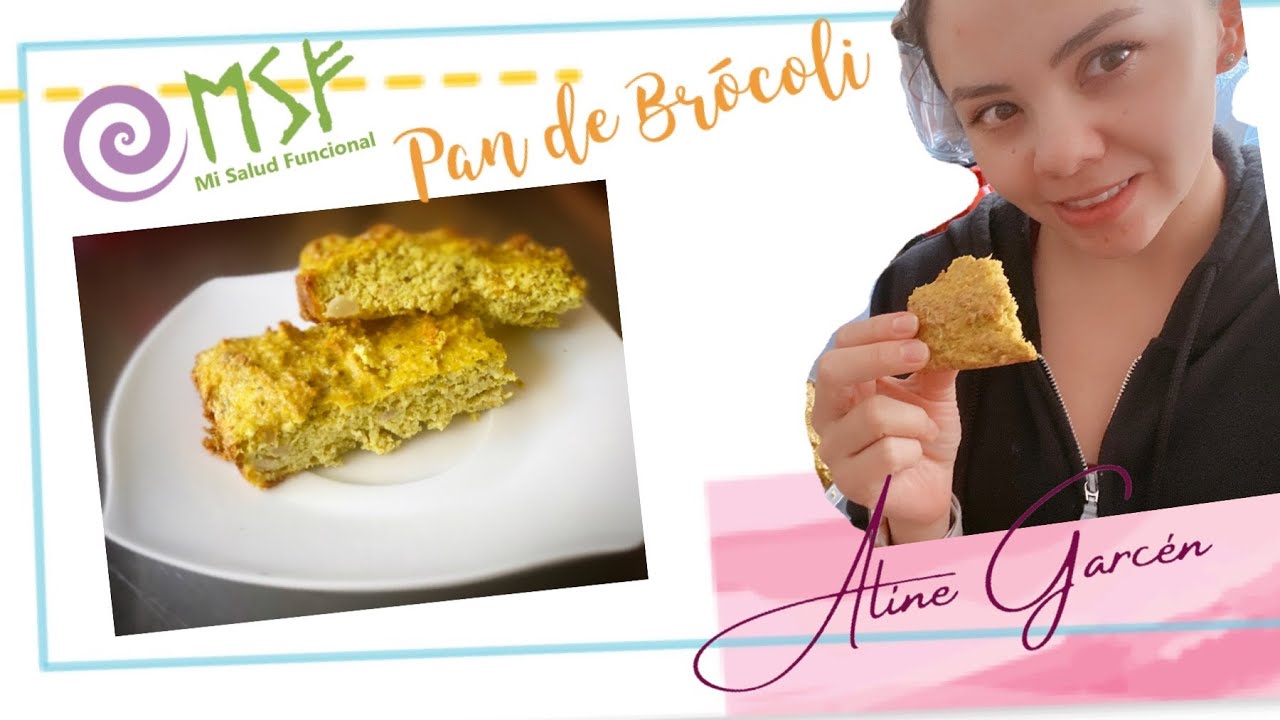 Pan libre de gluten &ldquo;pan🍞de Br&oacute;coli🥦&rdquo;