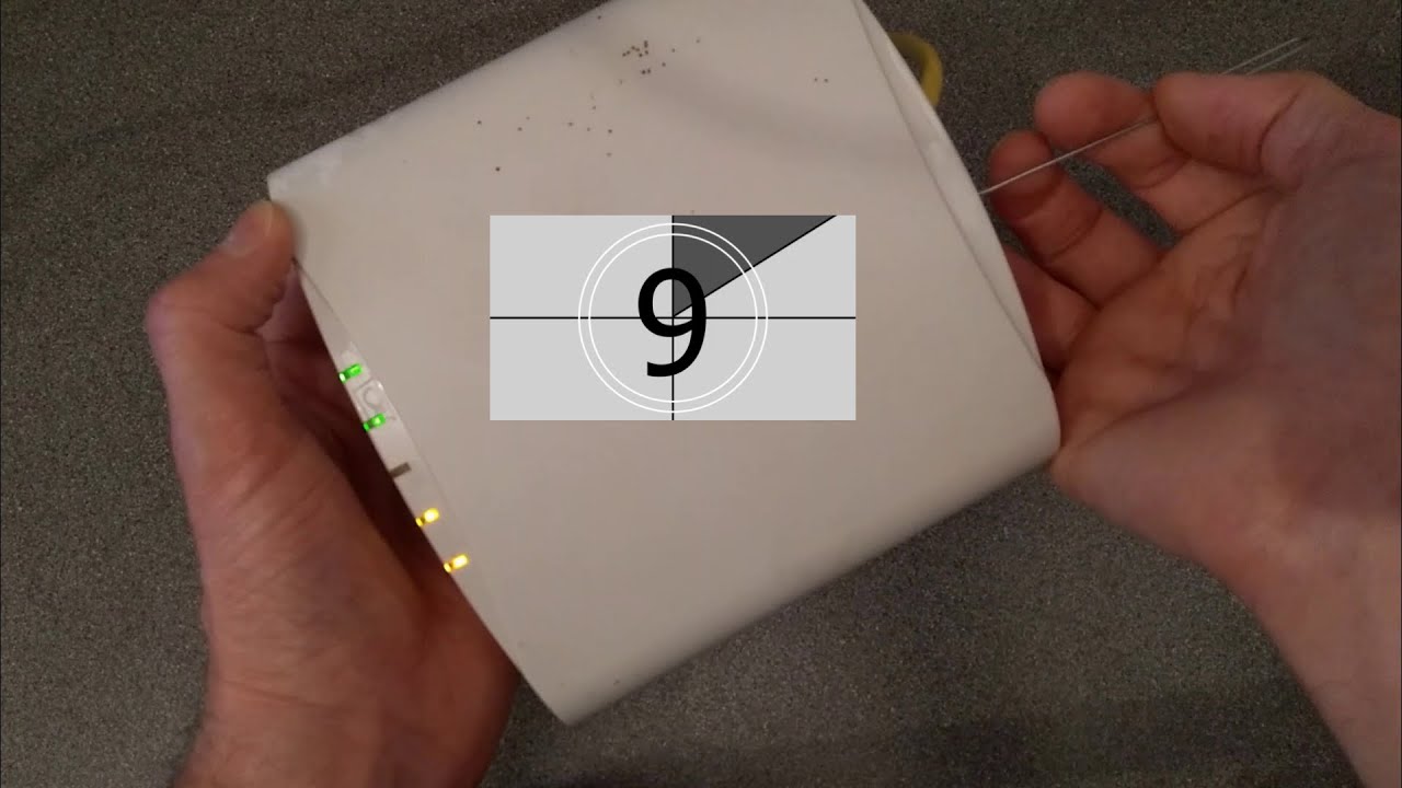 Как сбросить настройки Ruckus ZoneFlex R310 к заводским настройкам