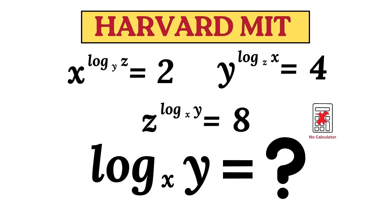 Harvard–MIT HMMT 2023 | A Surprisingly Hard Logarithm Question!