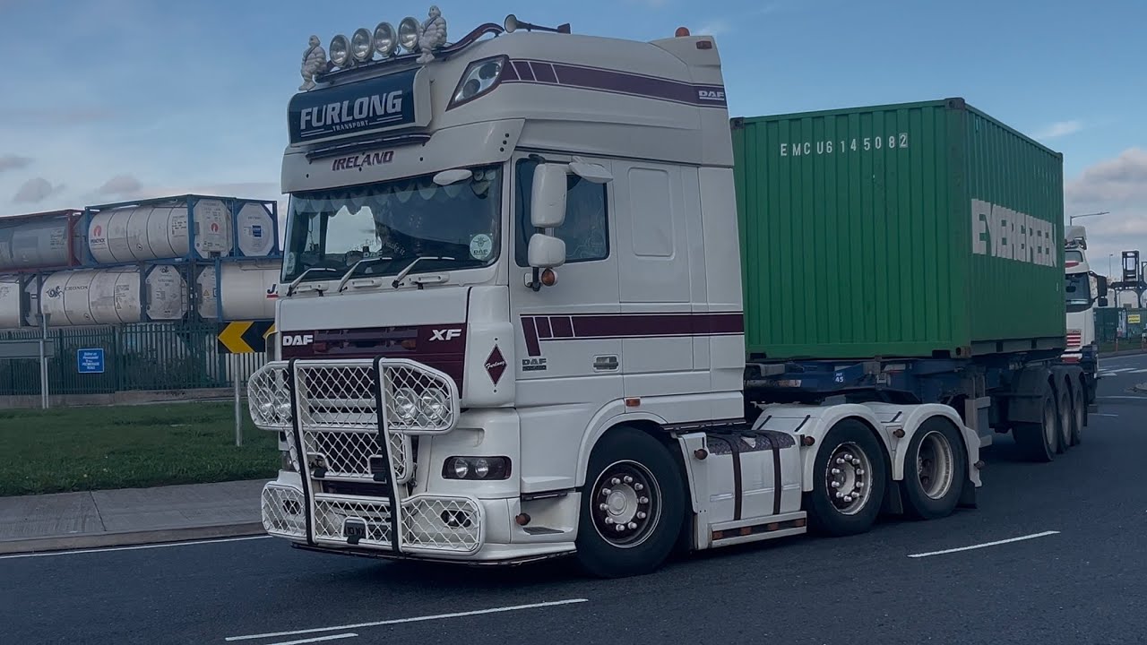 Truck Spotting in Ireland - October 2025 @ Dublin Port ..Part 1 