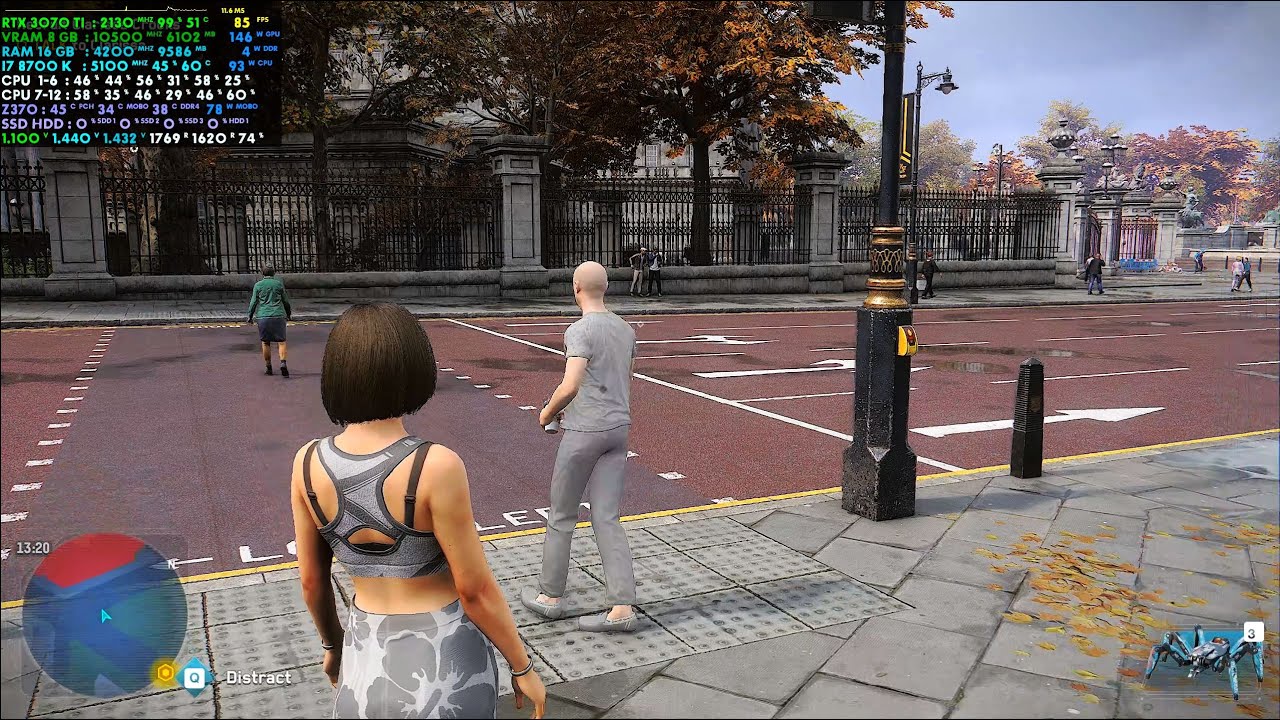 Watch Dogs Legion | RTX 3070 Ti | i7 8700K | 1440p | Ultra Ray Tracing | DLSS Q. | Custom Settings