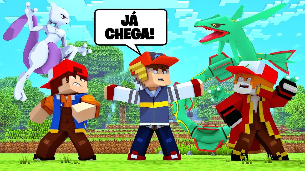 Minecraft: ELE BRIGARAM NESSE VIDEO - POKEMON #32 ‹ PORTUGAPC GAMES ›