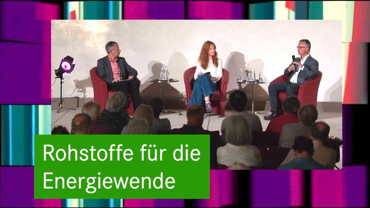 Gespräch zum Thema 'Rohstoffe für die Energiewende'