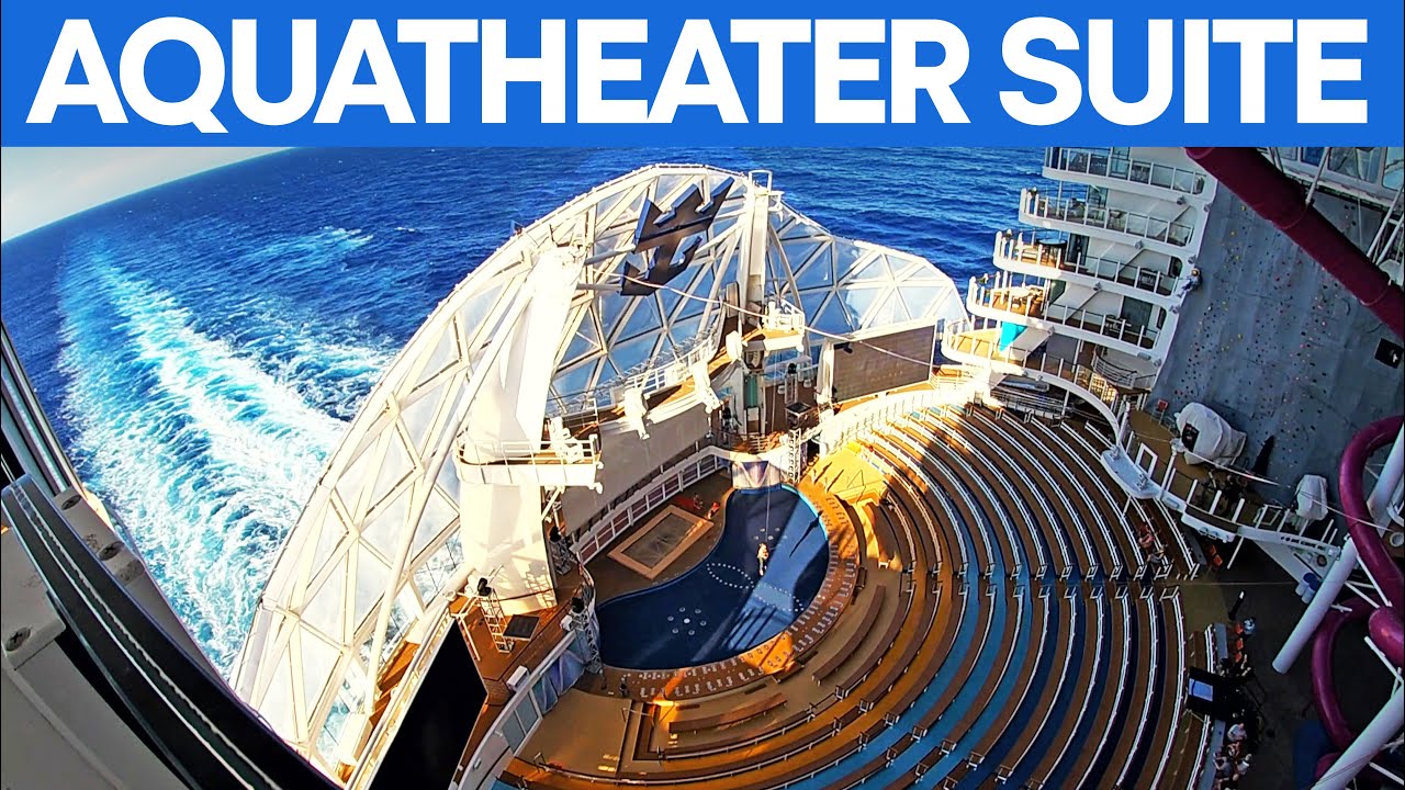 Wonder of the Seas -Aquatheater Suite 1 Bedroom Cabin Tour - 12734