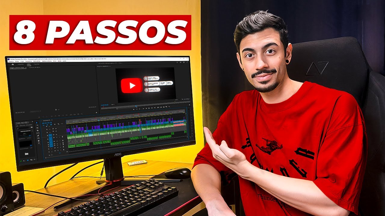 Como editar v&iacute;deos para youtube do zero | GUIA COMPLETO PARA INCIANTE