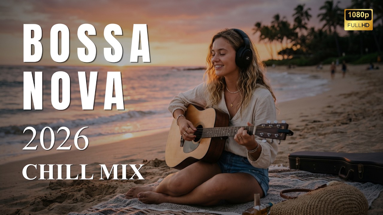 Tropical Bossa Nova Paradise 🌊 Relaxing Jazz for Work, Study & Chill