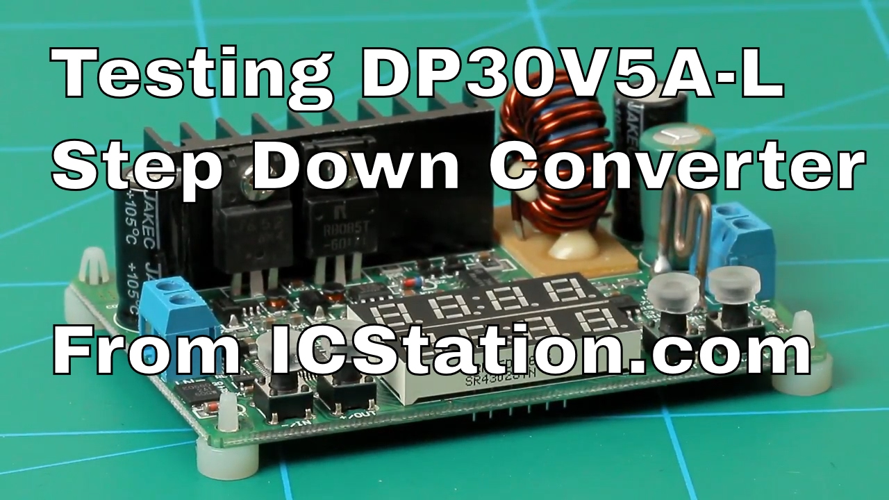 Testing DP30V5A-L DC-DC Converter |From ICStation.com