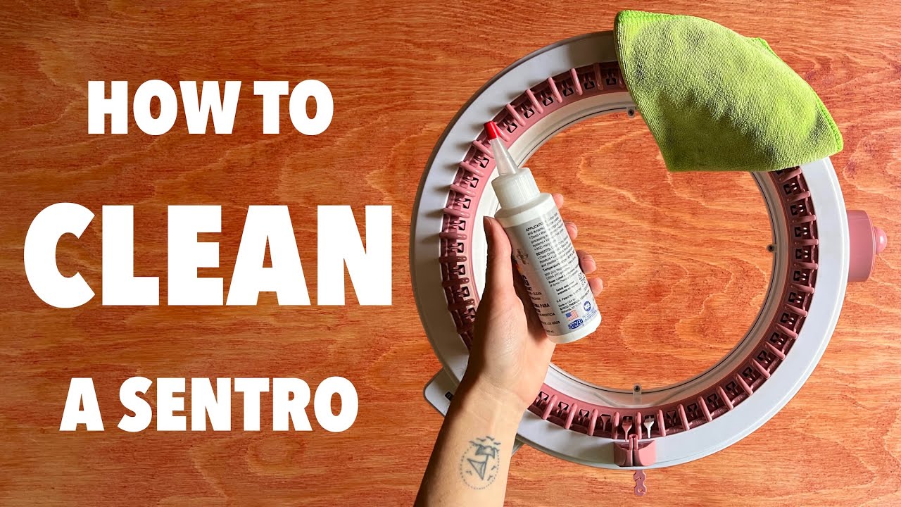 How to Clean the Sentro Circular Knitting Machine | Sentro School