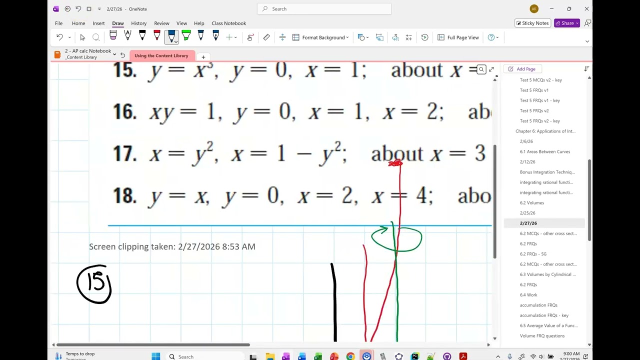 2/27/26 ap calc - 2nd hour