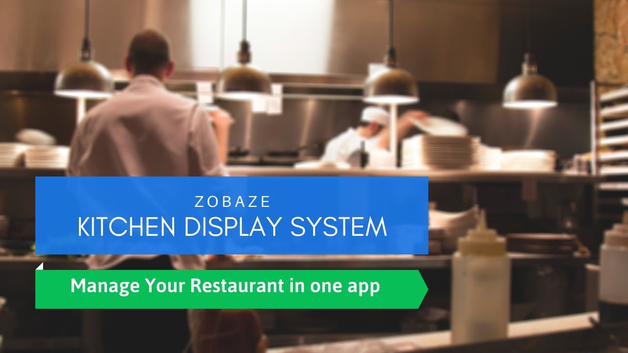 Zobaze KDS(Kitchen Display System) in English