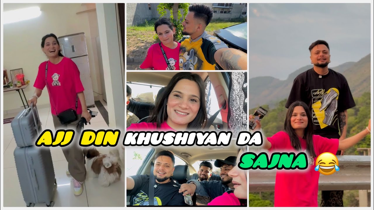 Ajj Din Khushiyan Da Sajna😂😂 Chandigarh To Himachal Funny Vlog😂 || Ankush Thakur ||
