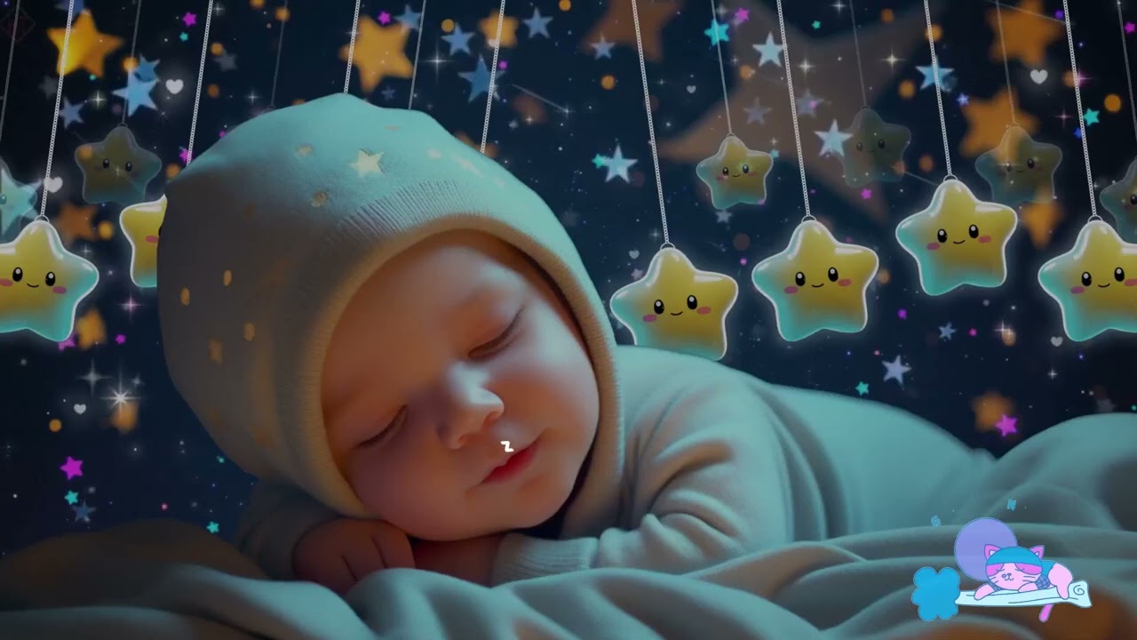 Sleep Instantly in 3 Minutes 💤 Baby Sleep Music 🌛 Soft Deep Night 🎵 Mozart & Brahms Lullabies