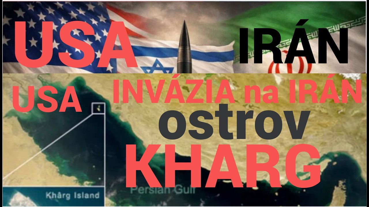 AMERICKÝ DESANT na IRÁN. OSTROV KHARG IZRAEL, USA , IRÁN
