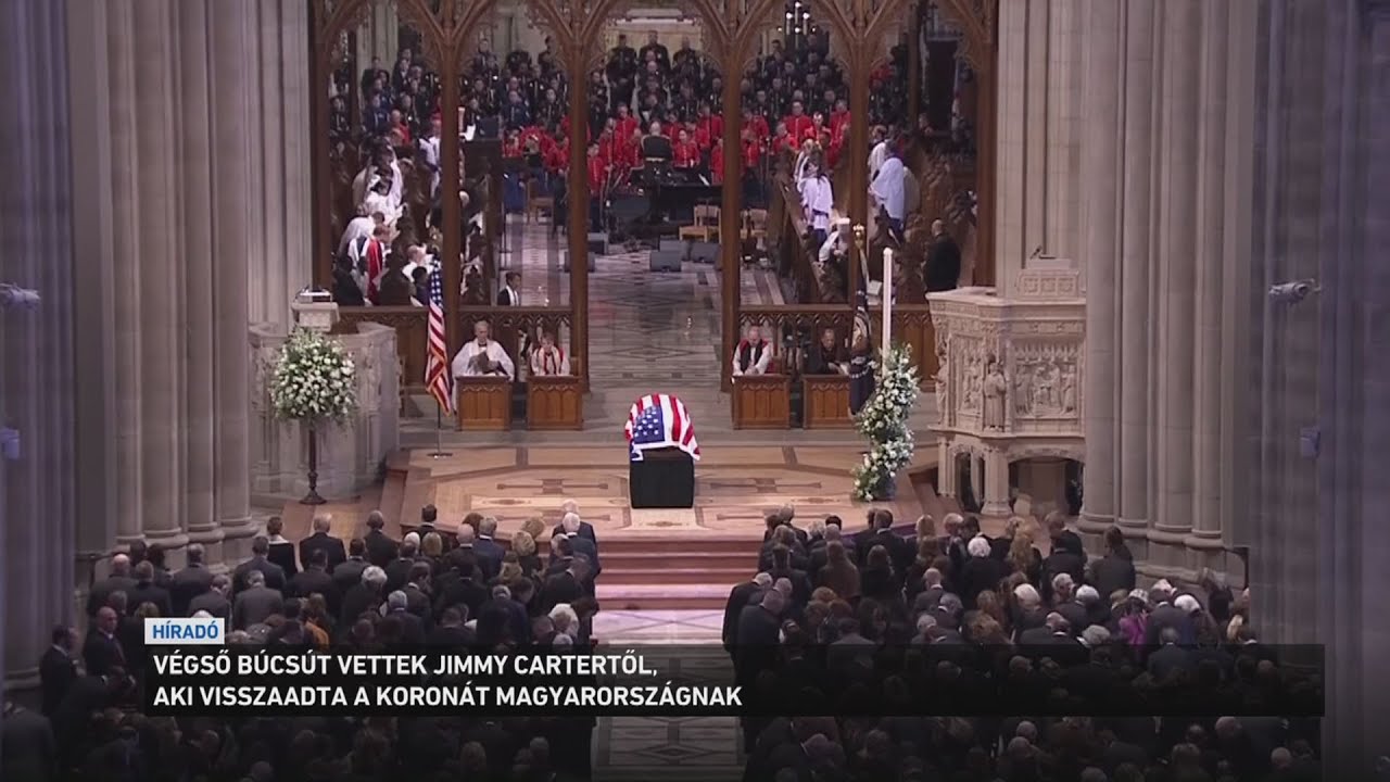 Végső búcsút vettek Jimmy Cartertől, aki visszaadta a koronát Magyarországnak