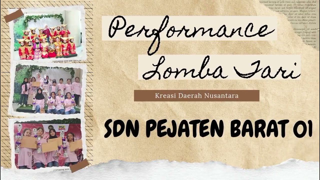 #sekolahdasarnegeri  SDN PEJATEN BARAT 01 penampilan  Lomba tari kreasi daerah nusantara 17-02-2026