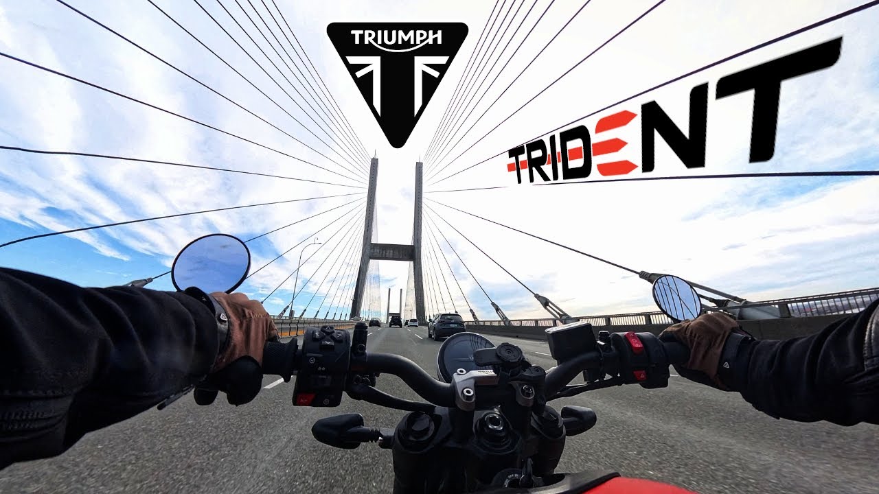 Triumph Trident 660 | Highway | Raw Engine Sound  POV | 4K
