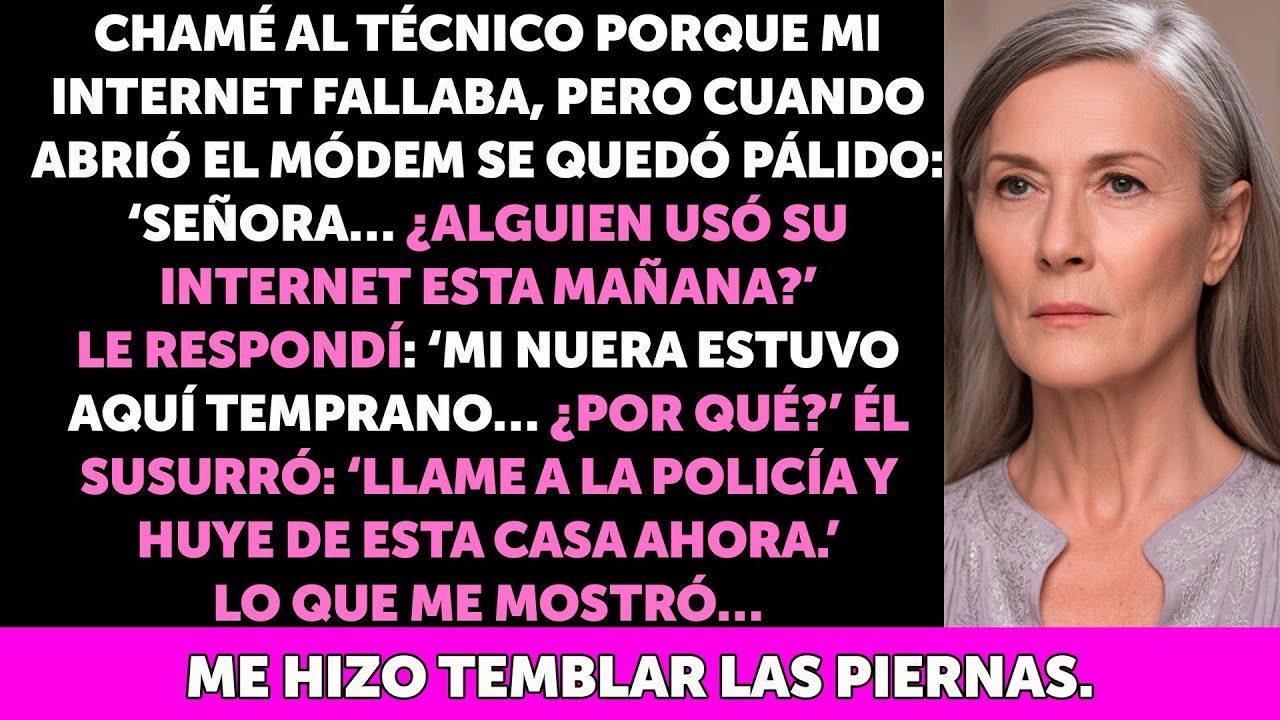 Llamé al técnico por un fallo de internet… y me ordenó salir de mi casa de inmediato