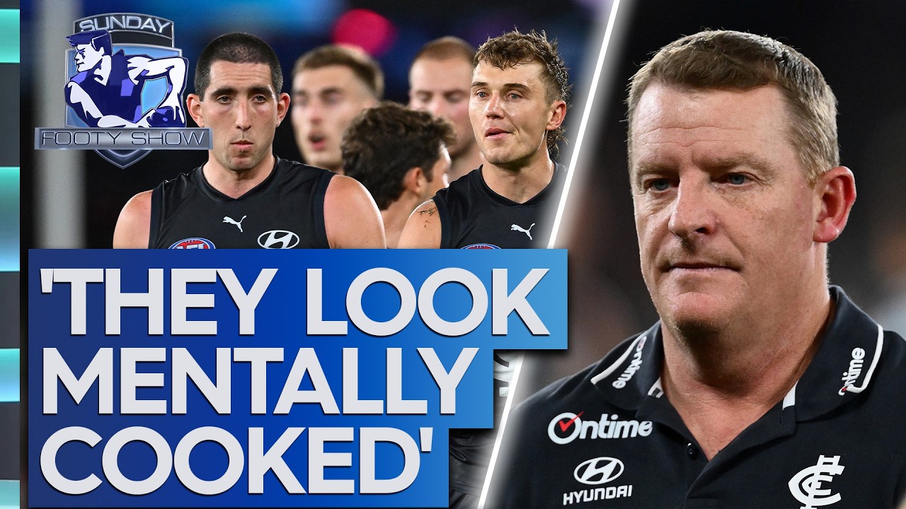 The damning vision of another 'lazy' Blues horror second half, as Voss in strife - Sunday Footy Show