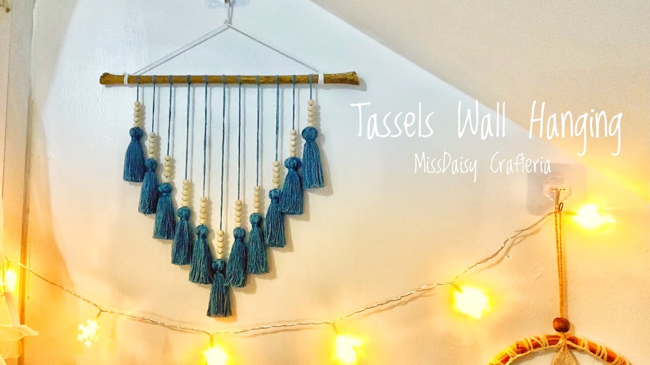 Tassel Wall Hanging DIY Home Decor Boho Style