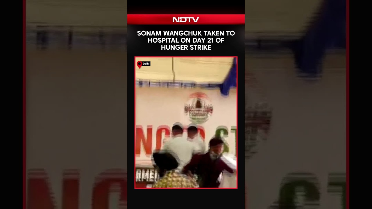 Sonam Wangchuk Removed From Protest Site, Taken To Hospital On Day 21 Of Hunger Strike