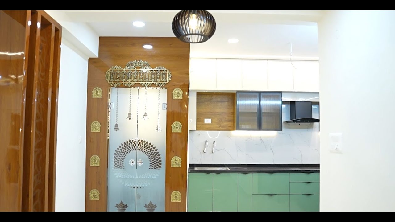 3BHK Interiors at Manikonda by Vinuthna Projects & Interiors Nallagandla Hyderrabad.