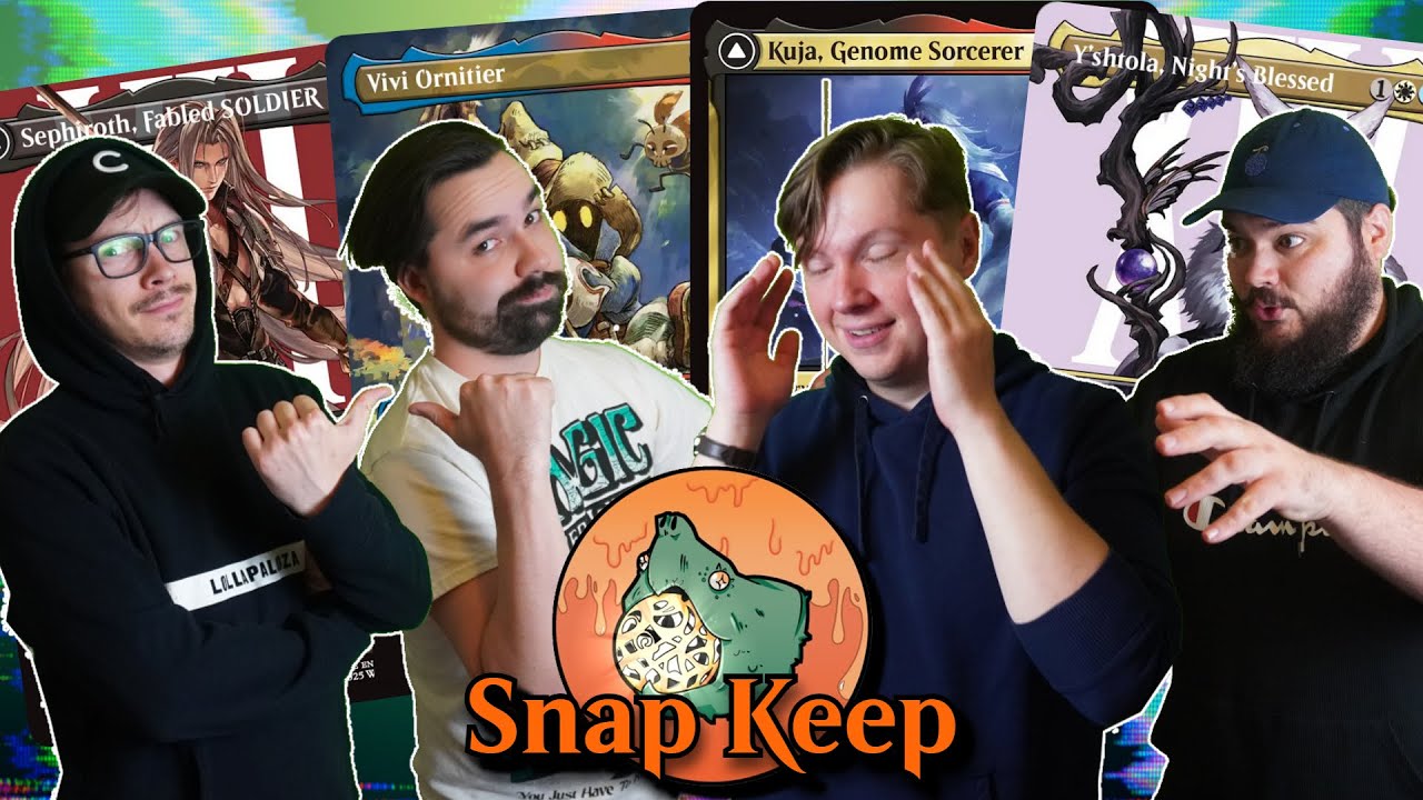 Final Fantasy x MTG Commander Battle! | Vivi v Sephiroth v Y'sthola v Kuja | #mtg
