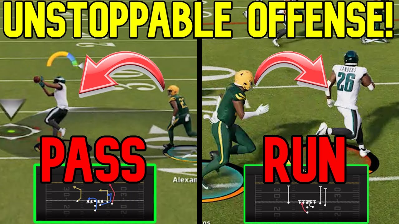 ⚠️NOTHING STOPS THIS OFFENSE⚠️ Glitchiest PASS & RUN SCHEME in Madden NFL 23! Gameplay Tips & Tricks