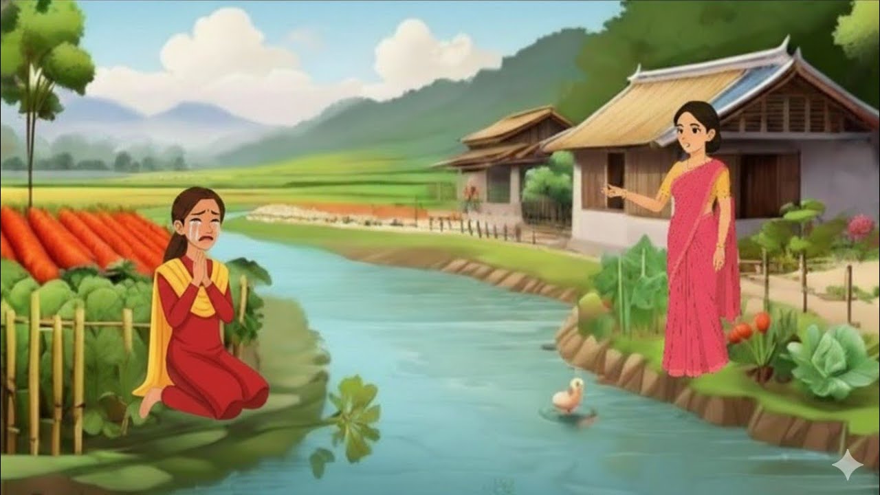 The untold  sad story of two sisters | Hindi Moral story |  cartoon story | Hindi kahani